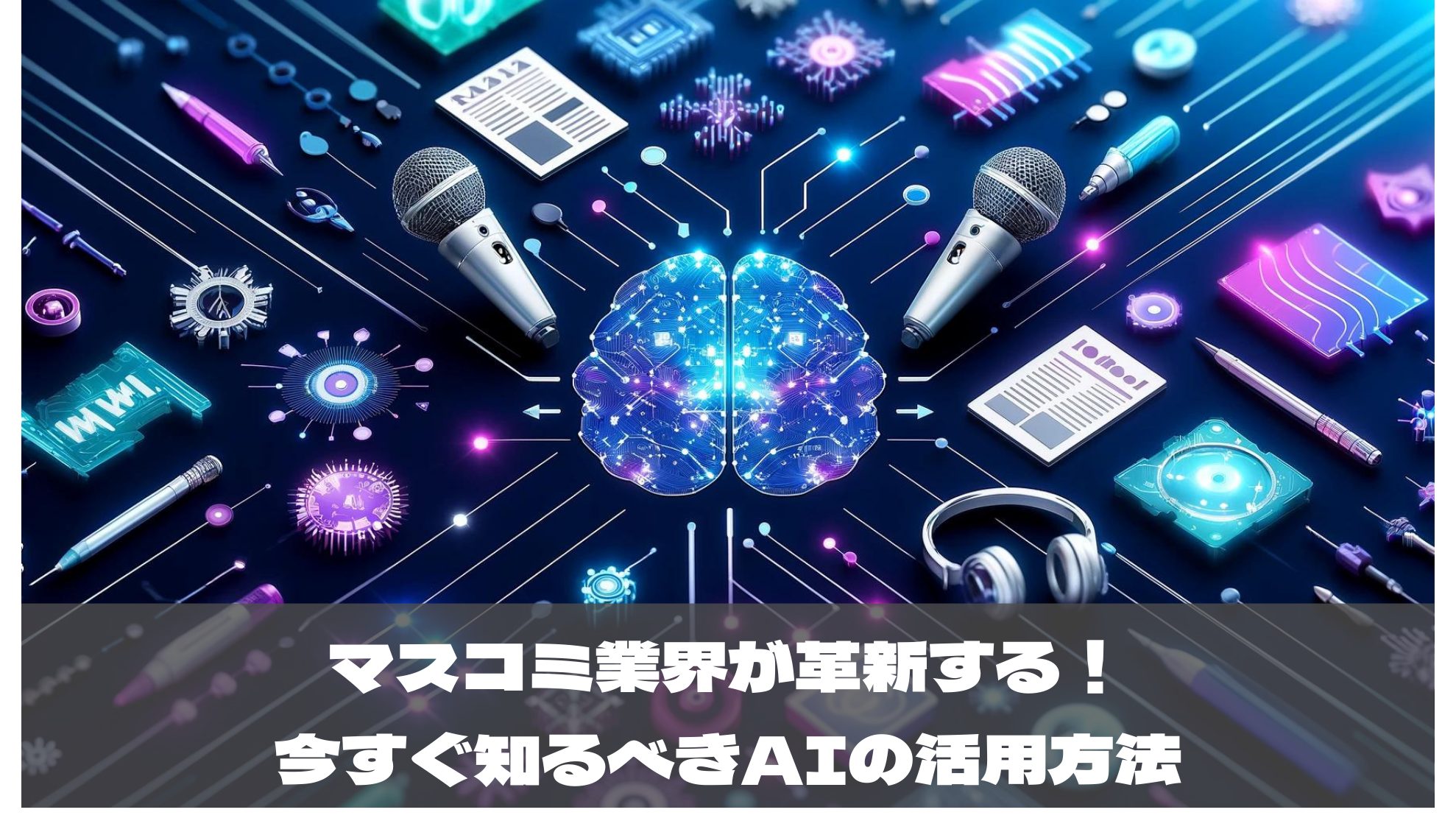 マスコミ業界が革新する！今すぐ知るべきAIの活用方法