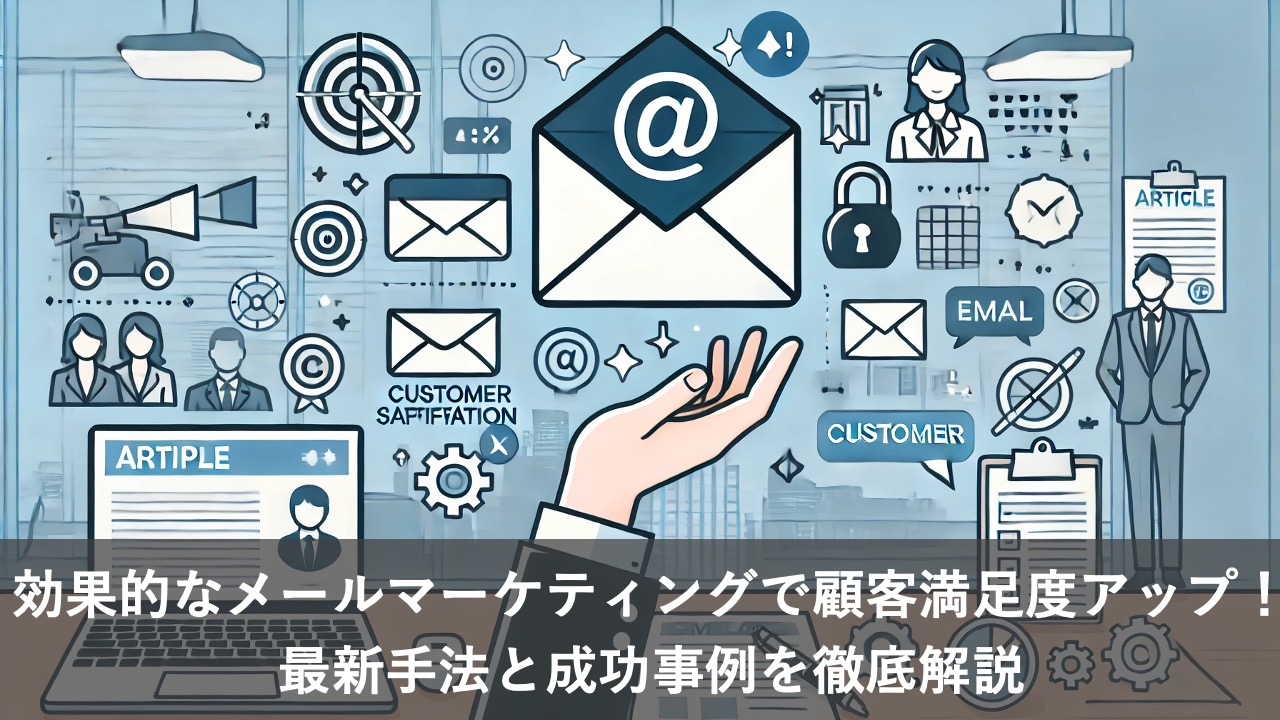 効果的なメールマーケティングで顧客満足度アップ！最新手法と成功事例を徹底解説