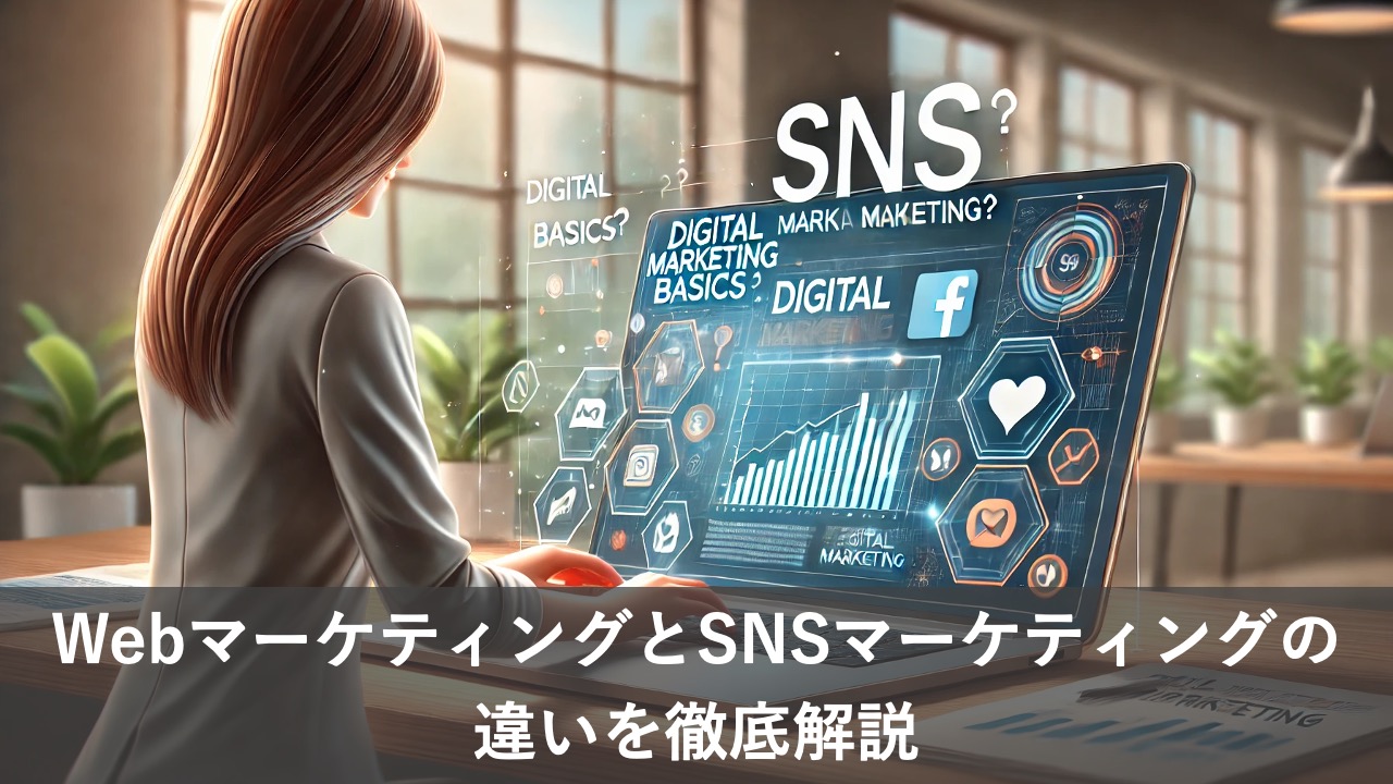 WebマーケティングとSNSマーケティングの違いを徹底解説