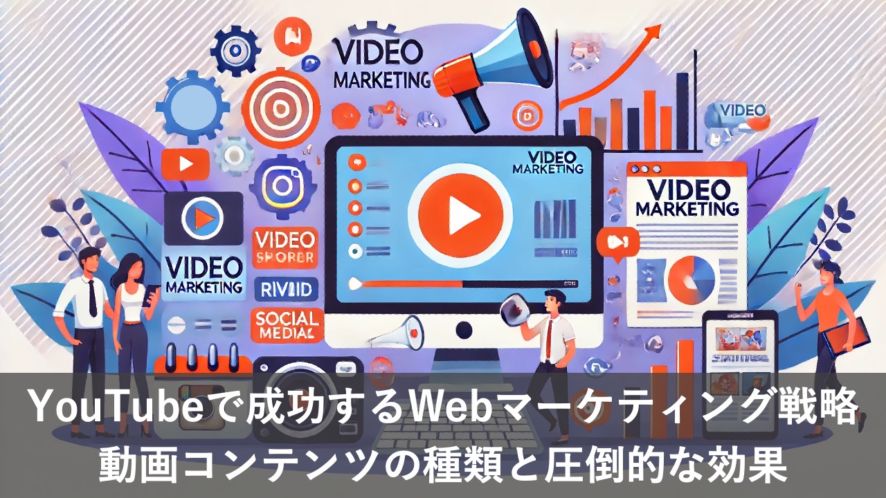 YouTubeで成功するWebマーケティング戦略：動画コンテンツの種類と圧倒的な効果