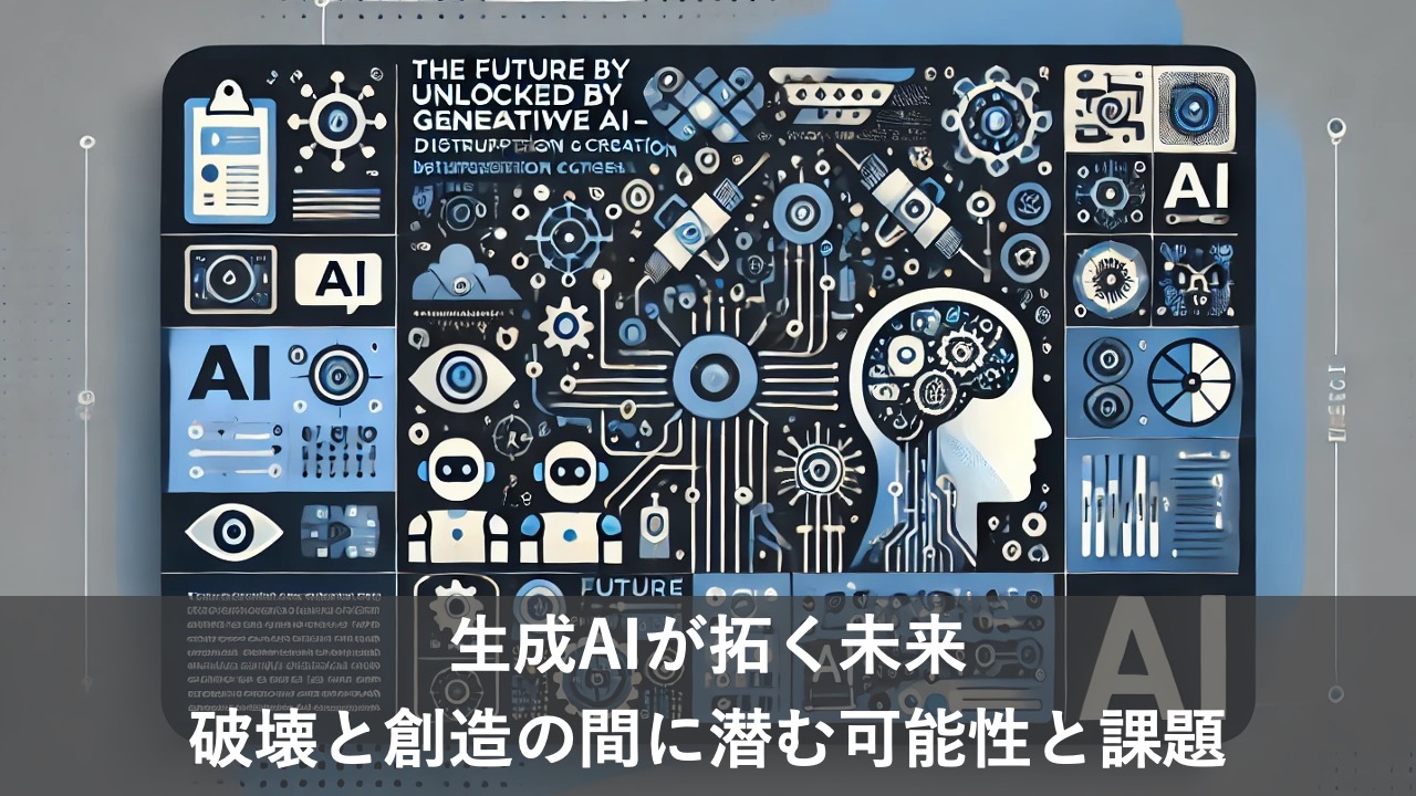 生成AIが拓く未来 ― 破壊と創造の間に潜む可能性と課題