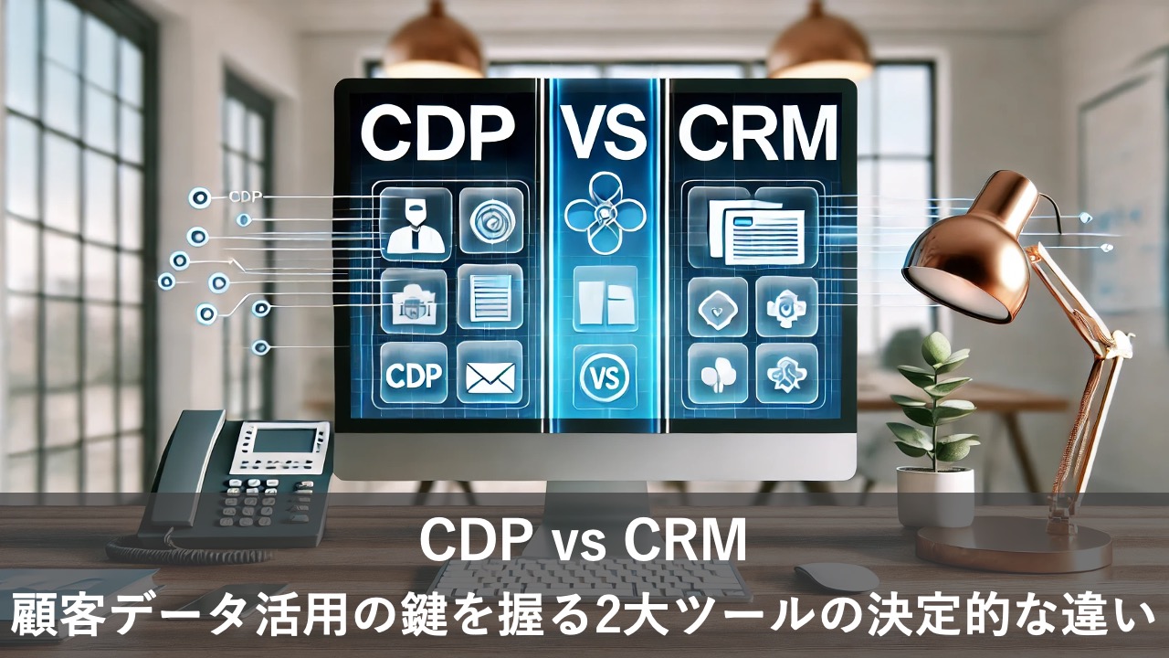 CDP vs CRM - 顧客データ活用の鍵を握る2大ツールの決定的な違い