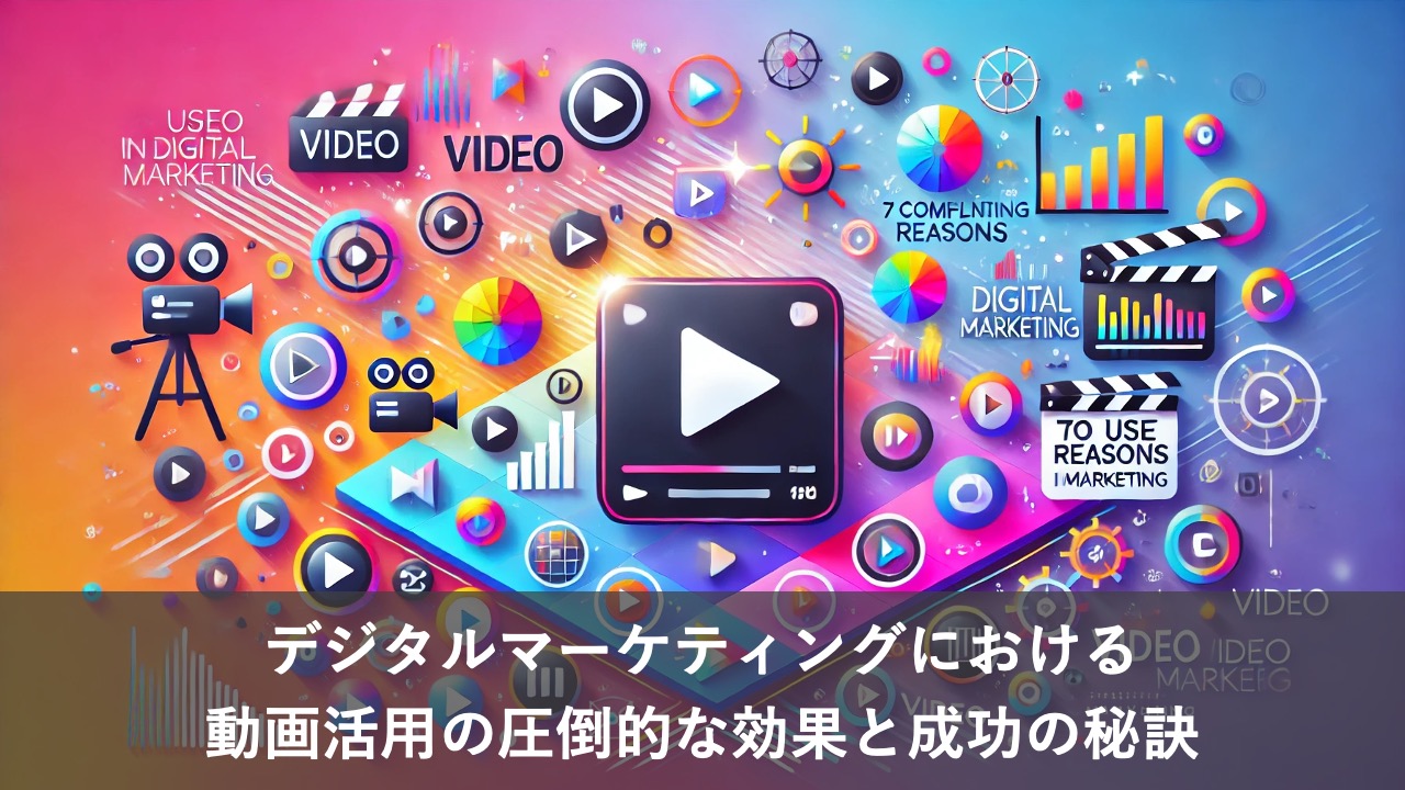 デジタルマーケティングにおける動画活用の圧倒的な効果と成功の秘訣