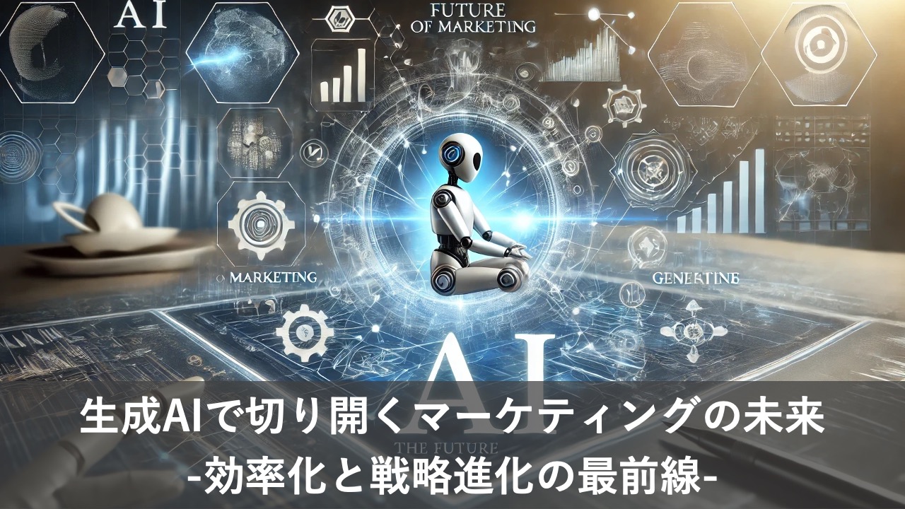 生成AIで切り開くマーケティングの未来 -効率化と戦略進化の最前線-