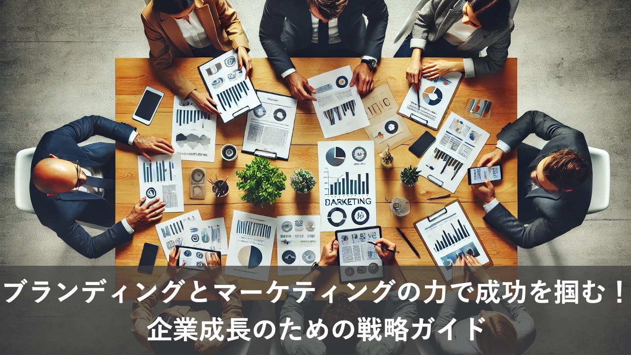 ブランディングとマーケティングの力で成功を掴む！企業成長のための戦略ガイド