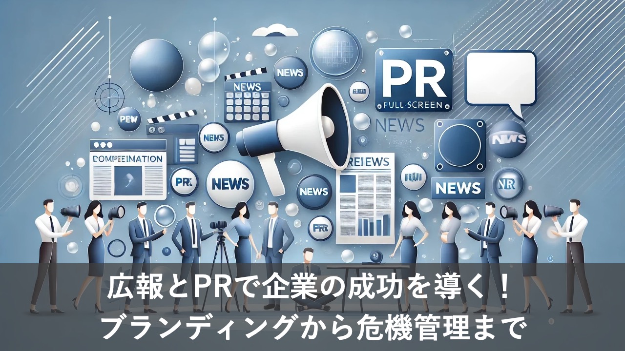 広報とPRで企業の成功を導く！ブランディングから危機管理まで